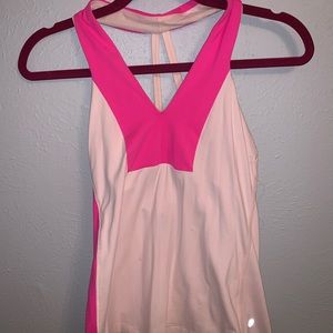 pink lululemon tank top